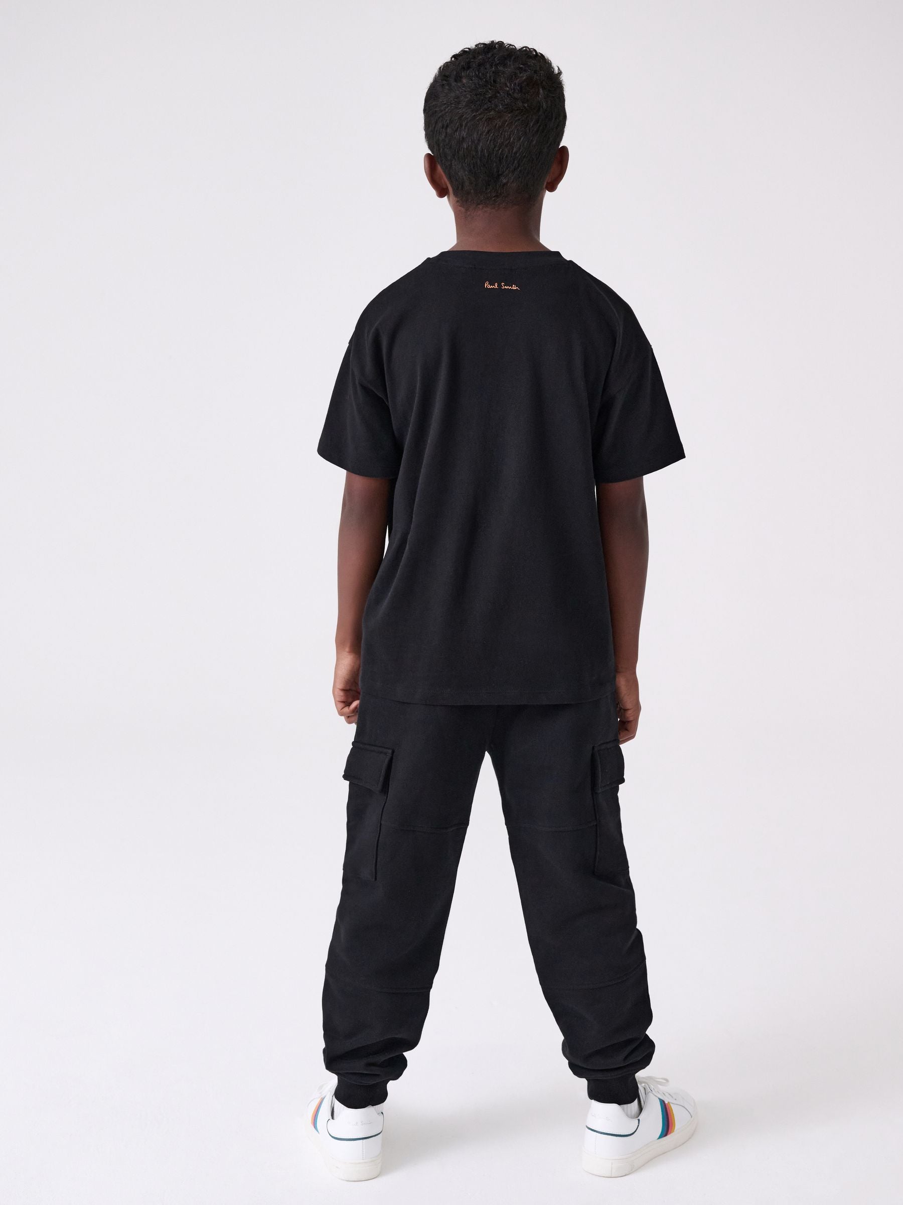 Dsiney Kidz - Paul Smith Junior Black T-Shirt And Joggers Set image 2