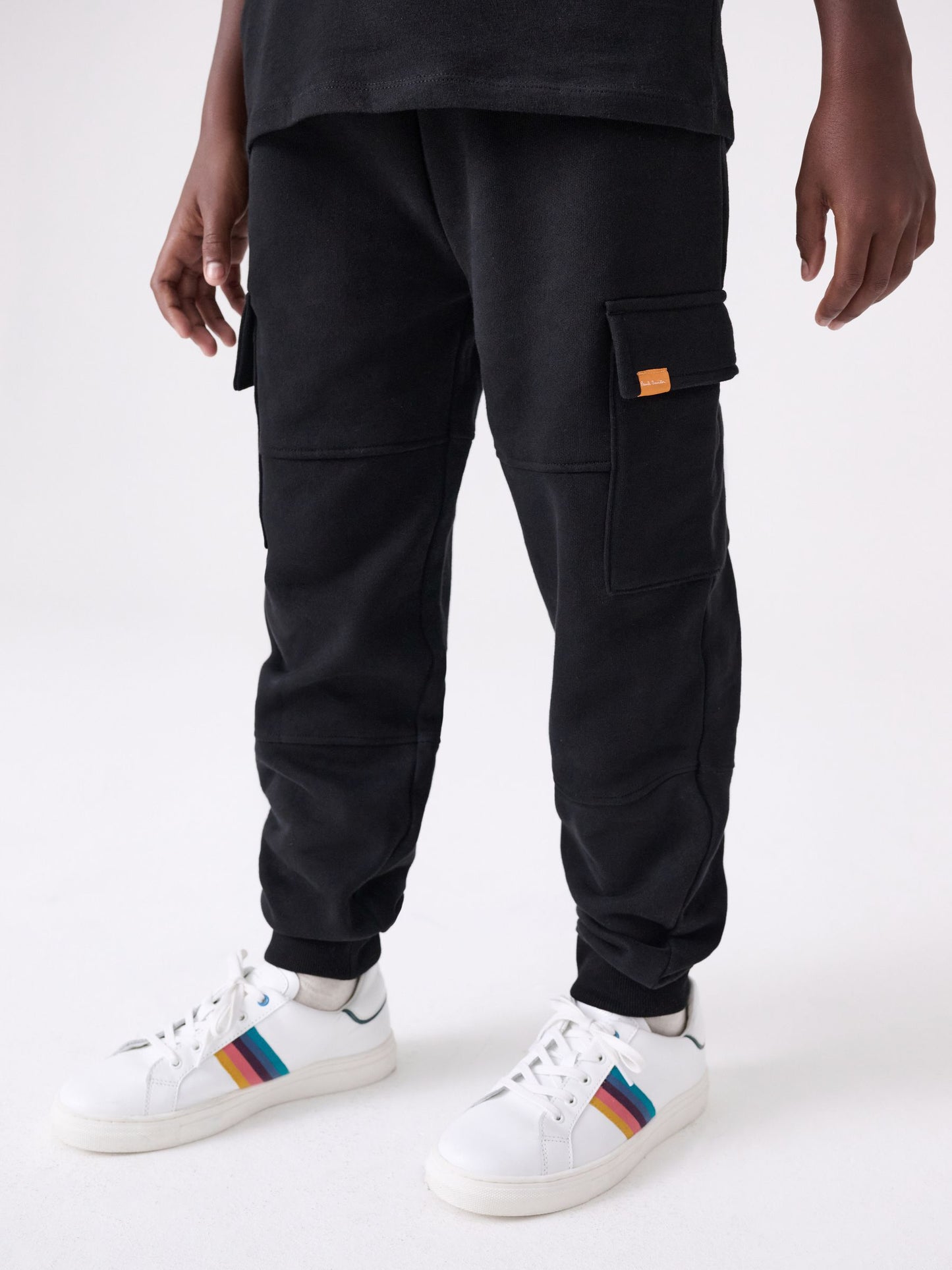Dsiney Kidz - Paul Smith Junior Black T-Shirt And Joggers Set image 5