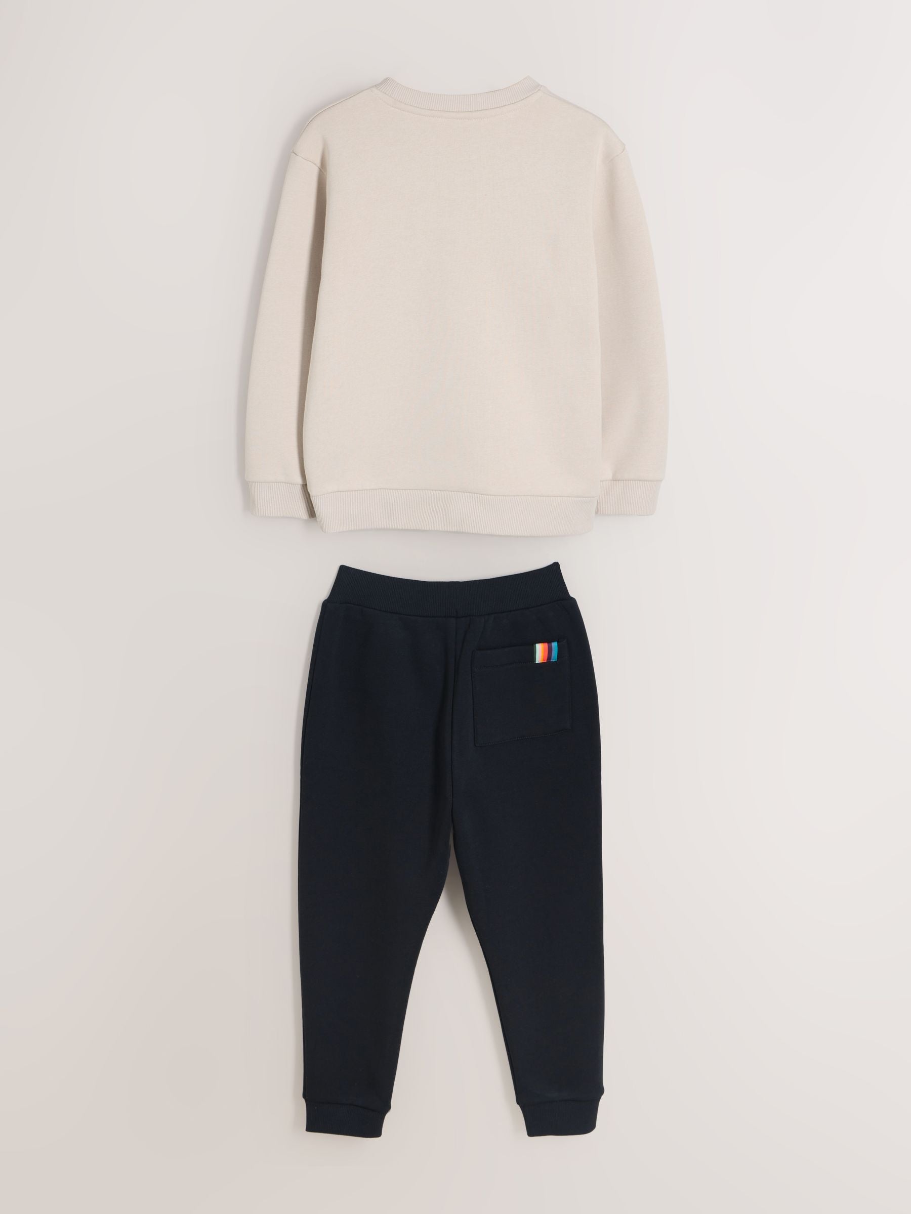 Dsiney Kidz - Paul Smith Junior Stone/Black Zebra Sweatshirt and Joggers Set image 2