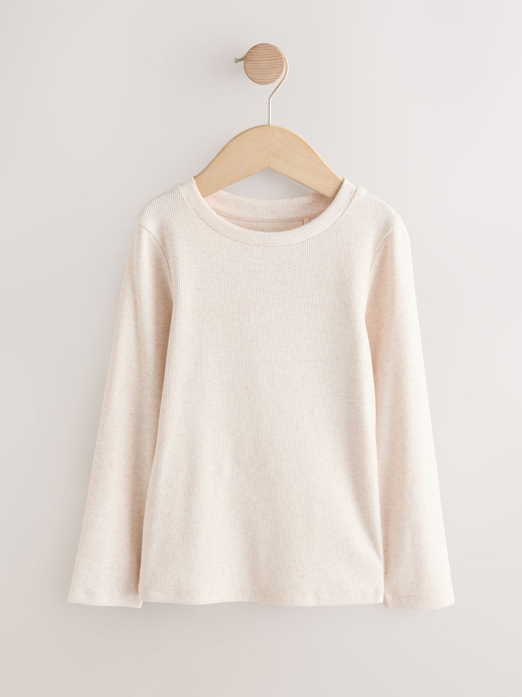 Dsiney Kidz - Neutral Long Sleeve Ribbed Top (3-16yrs) image 4