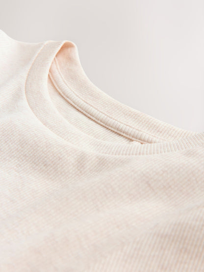 Dsiney Kidz - Neutral Long Sleeve Ribbed Top (3-16yrs) image 7