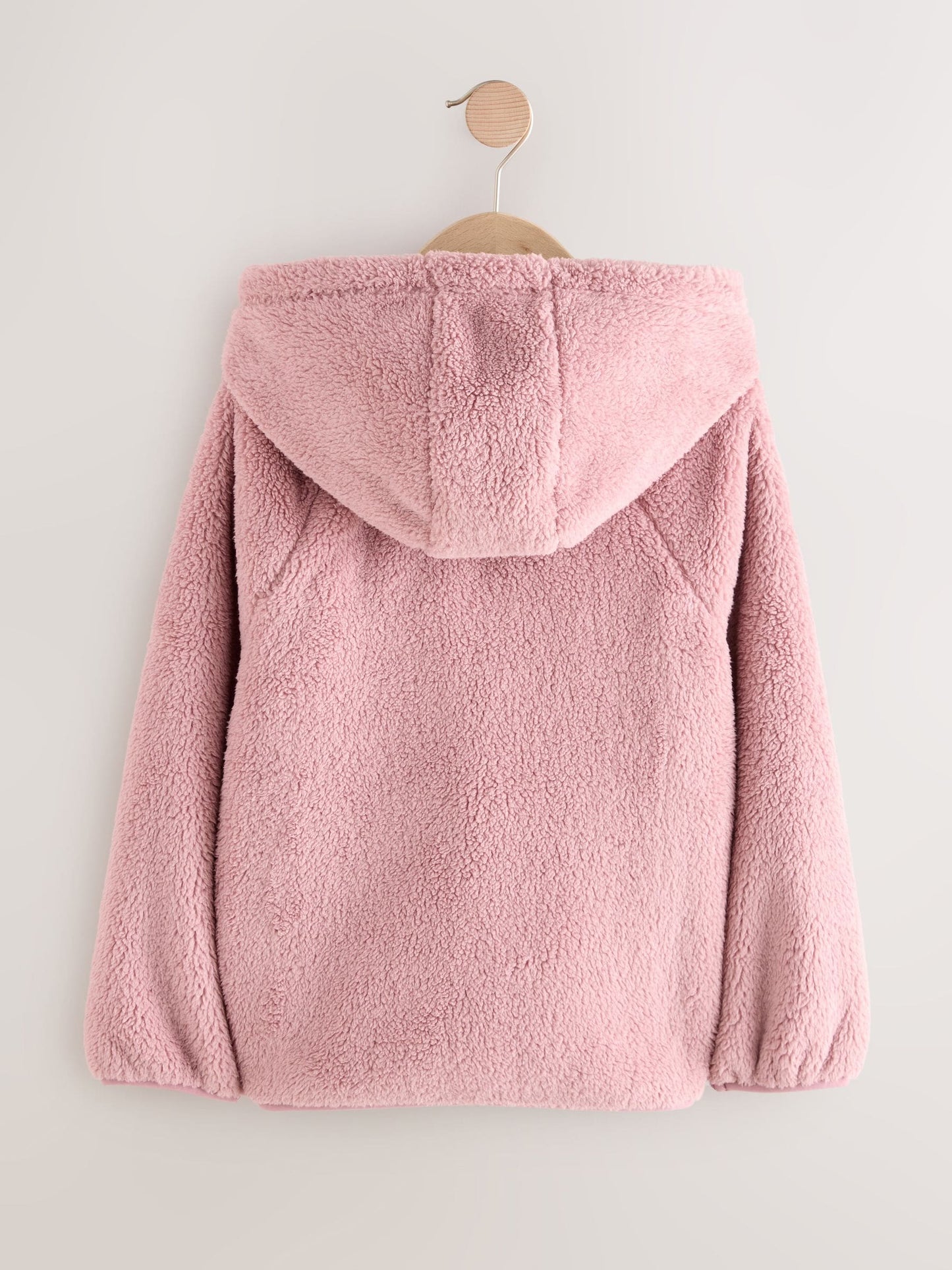 Pink Hooded Zip Fleece Jacket (3-16yrs)