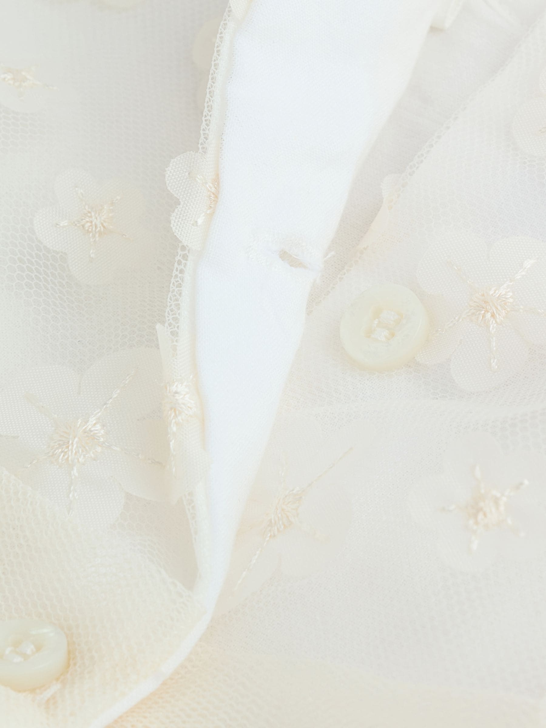 White 3D Flowers Baby Occasion Dress (0mths-2yrs) image 5
