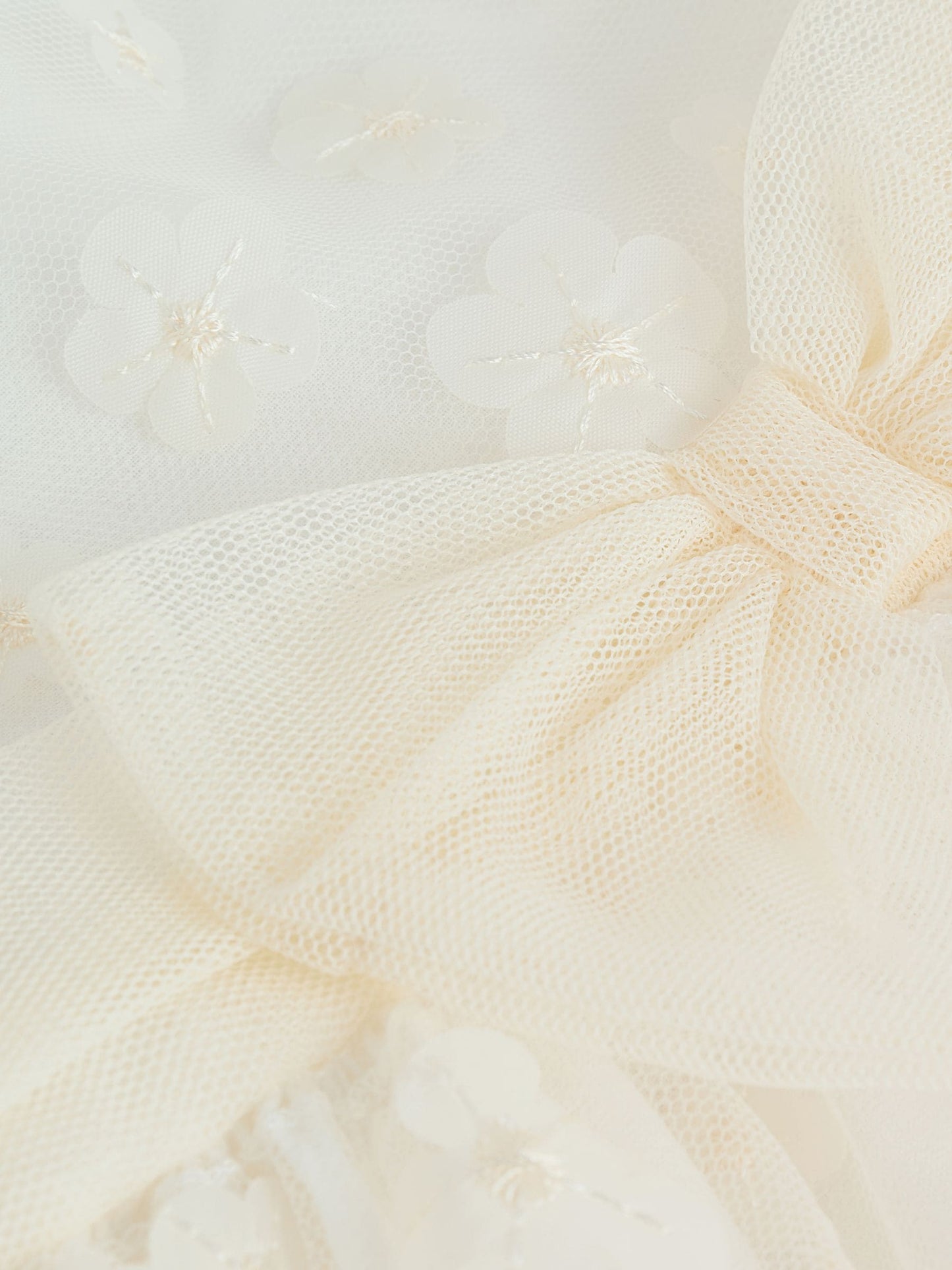 White 3D Flowers Baby Occasion Dress (0mths-2yrs) image 6