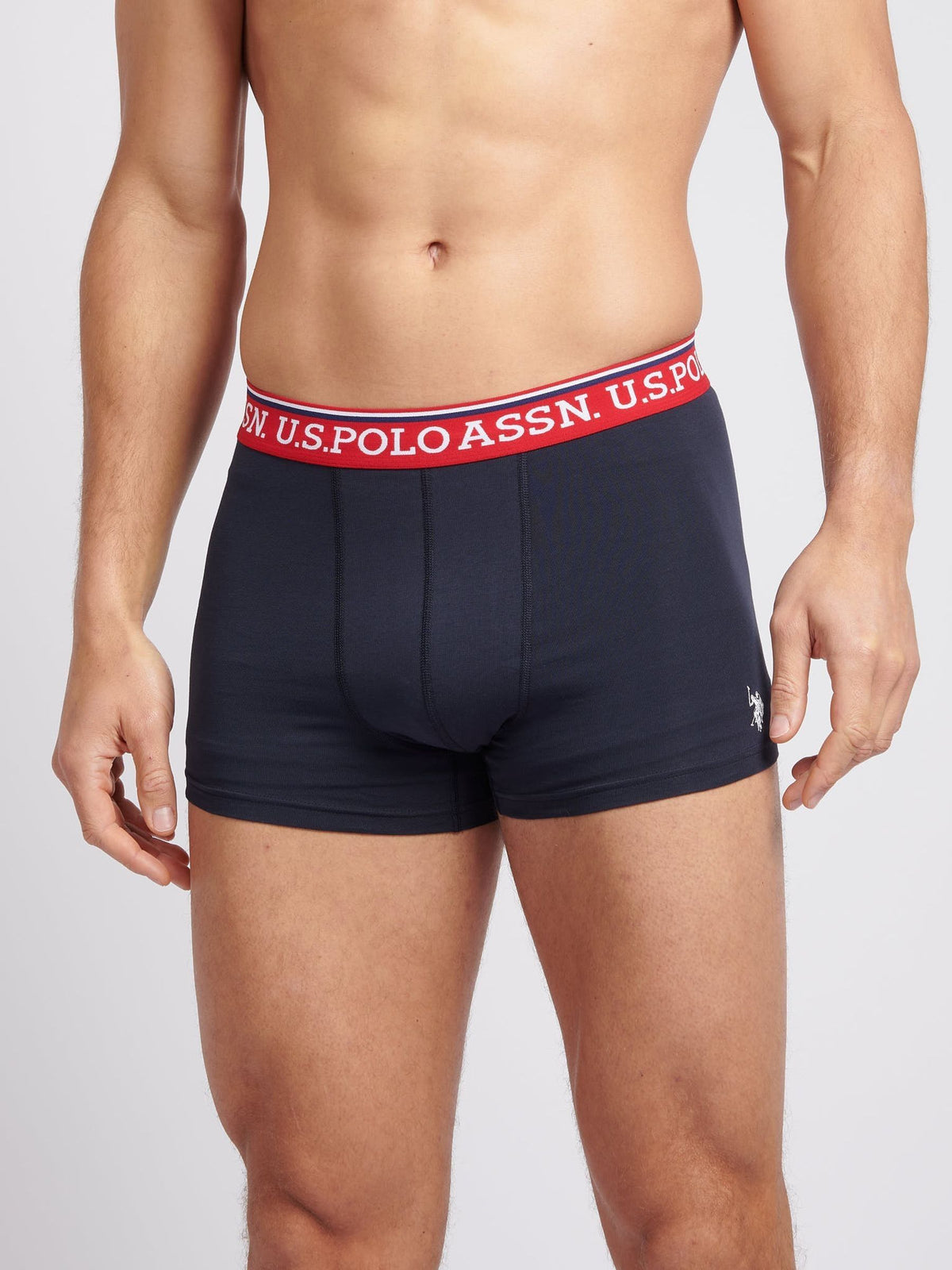 Dsiney Kidz - U.S. Polo Assn Blue Mens Highlight Boxers Briefs 3 Pack image 5