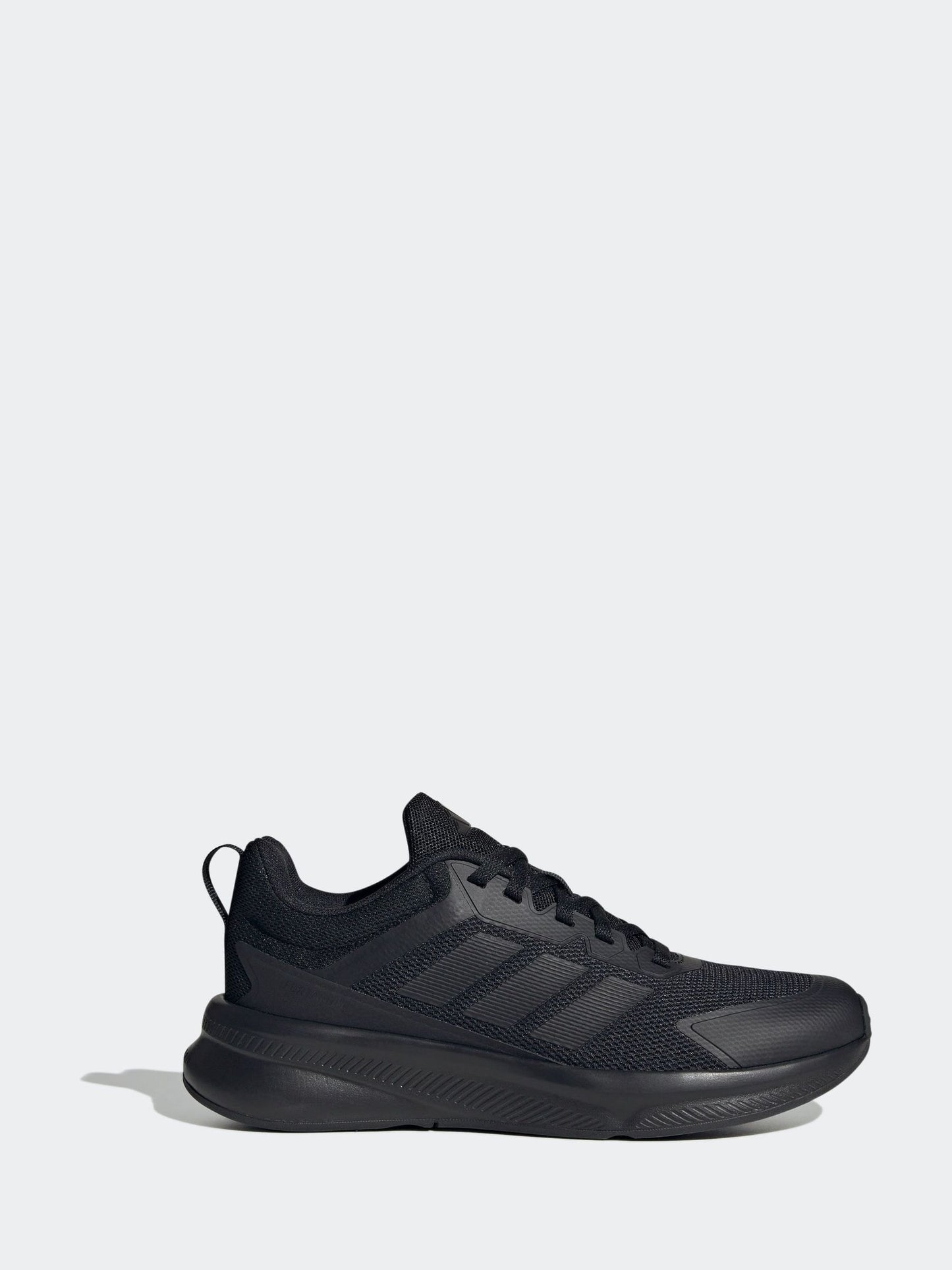 adidas Black Fortarun 4.0 Lace Junior Trainers image 1