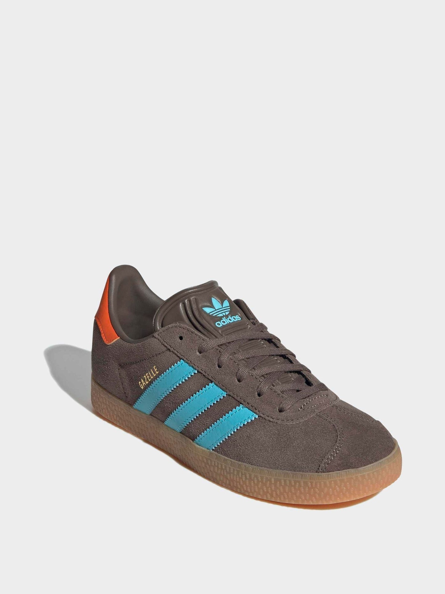 adidas Originals Brown Junior Gazelle Trainers image 1