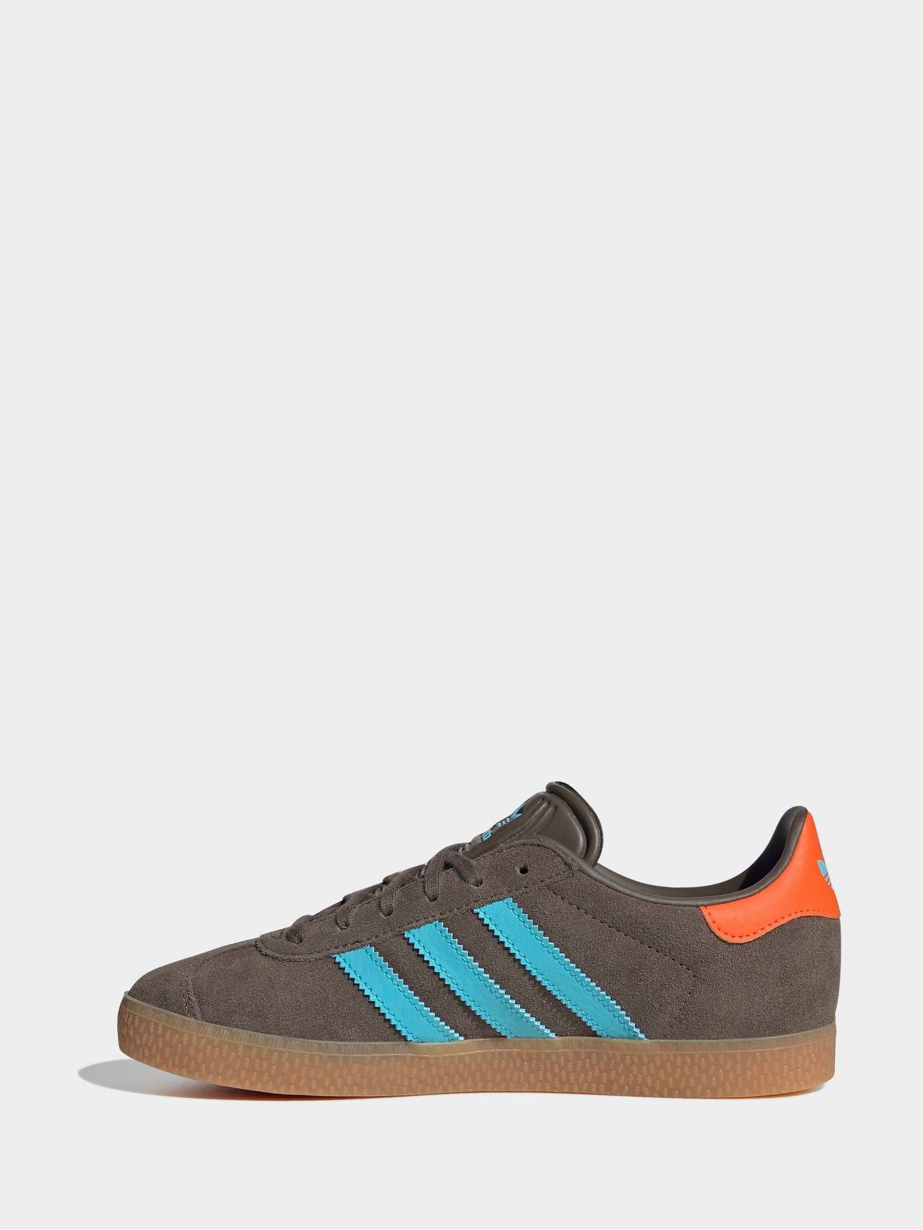 adidas Originals Brown Junior Gazelle Trainers image 4