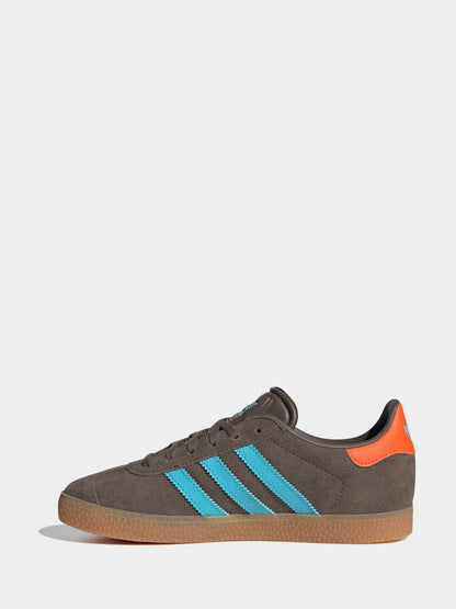 adidas Originals Brown Junior Gazelle Trainers image 4