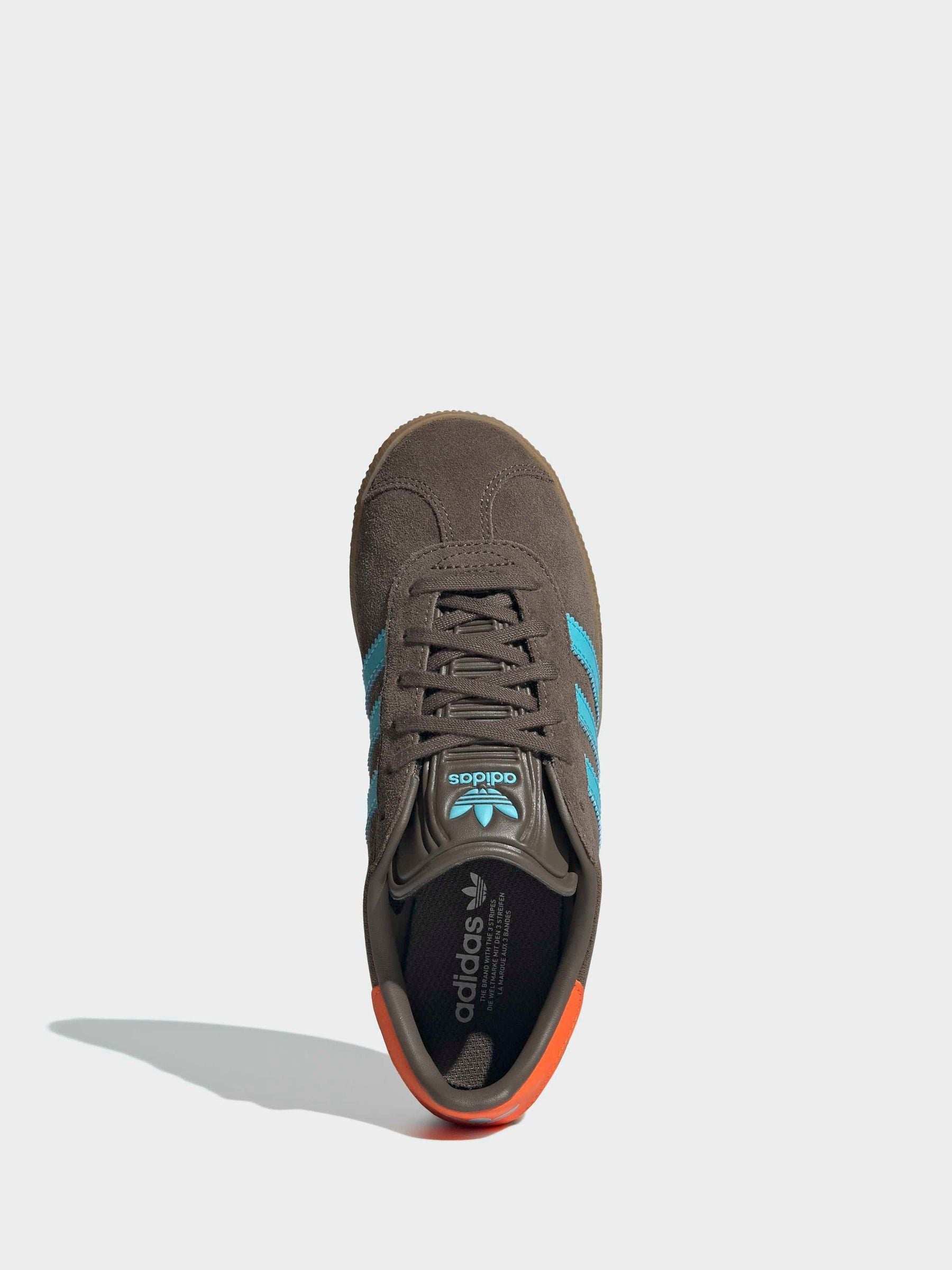 adidas Originals Brown Junior Gazelle Trainers image 5
