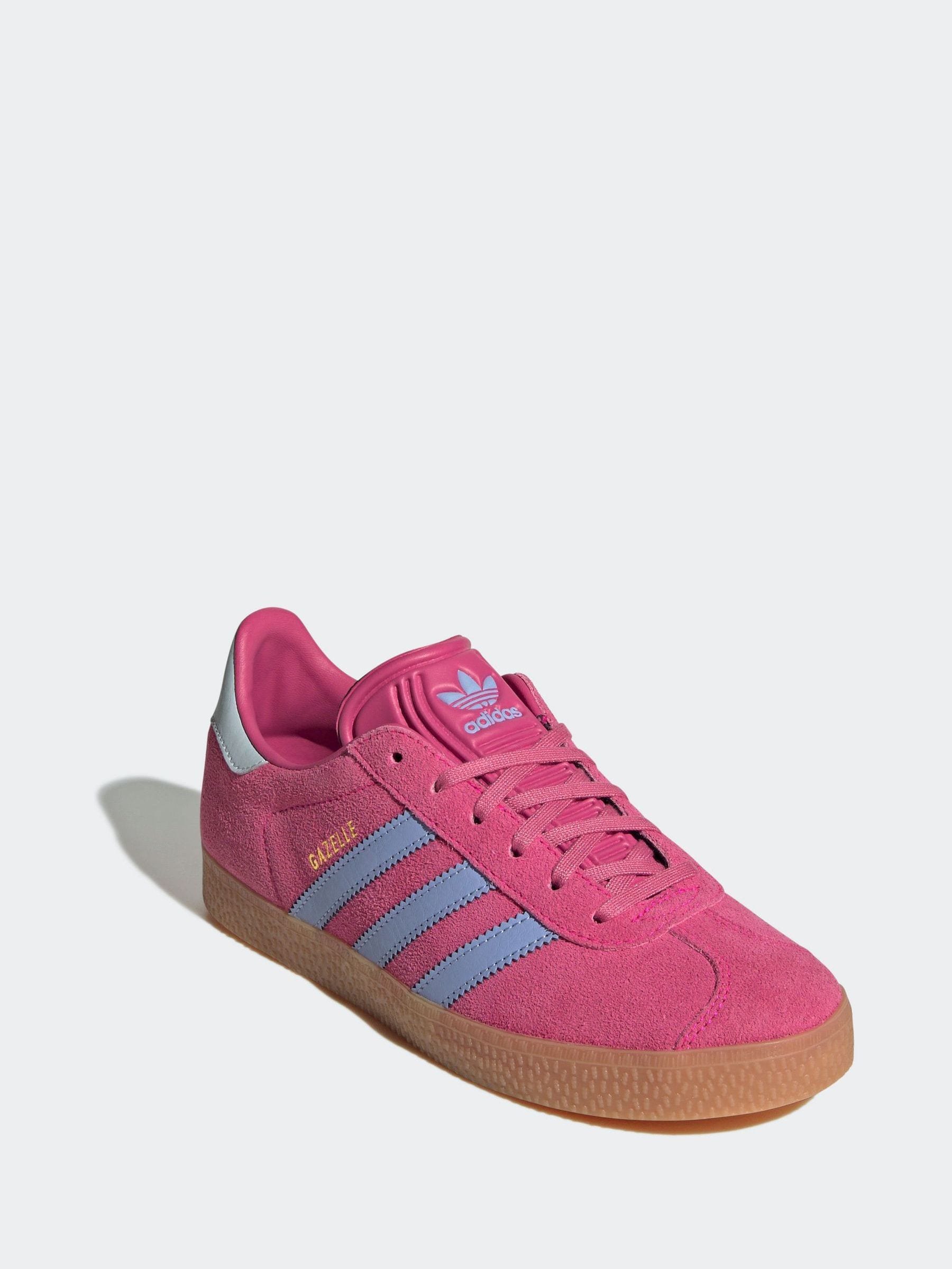 adidas Originals Pink Junior Gazelle Trainers image 3