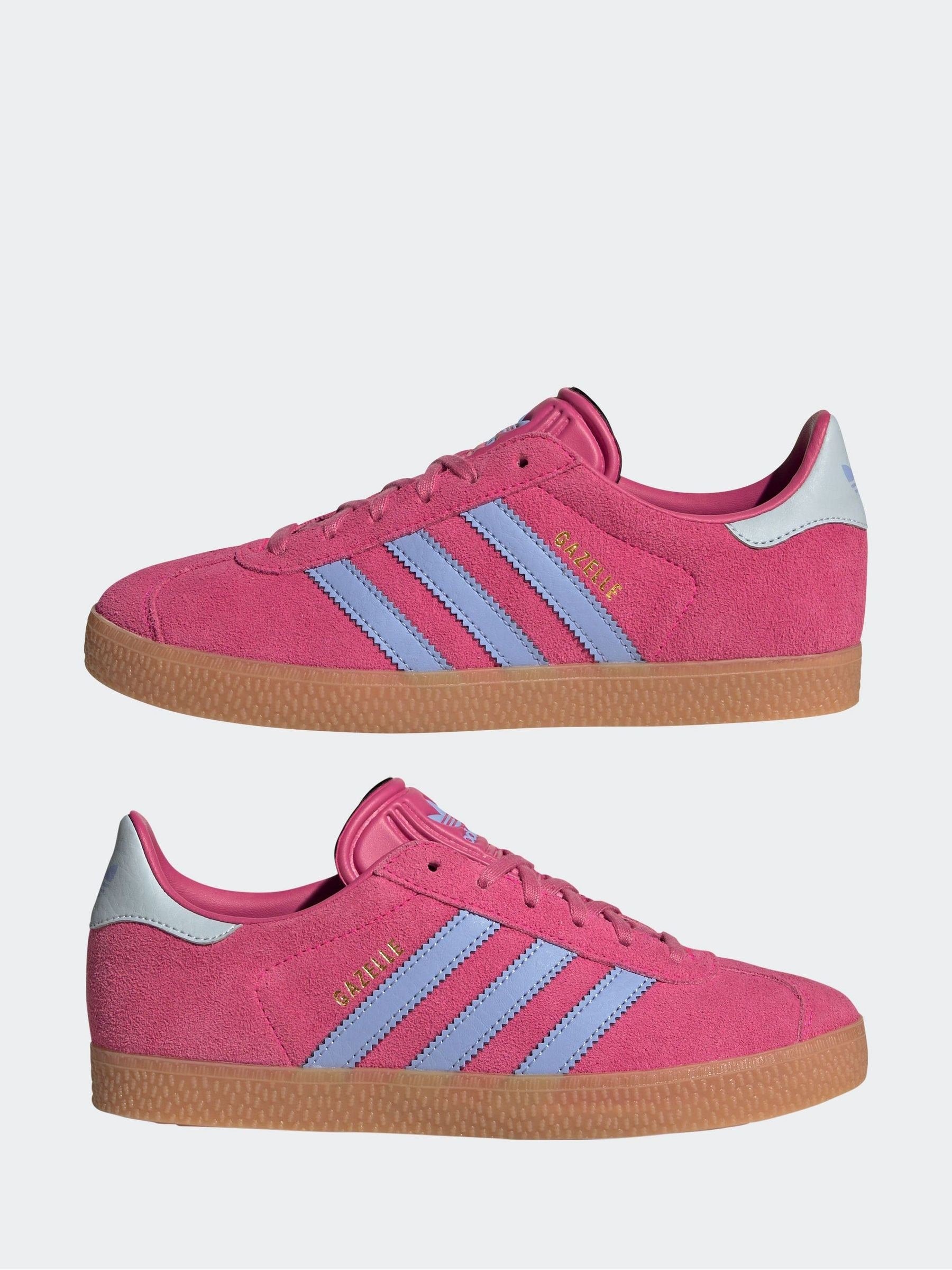 adidas Originals Pink Junior Gazelle Trainers image 5