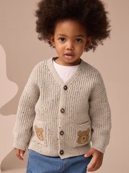 Dsiney Kidz - Neutral Bears Character Cardigan (3mths-7yrs) image 1