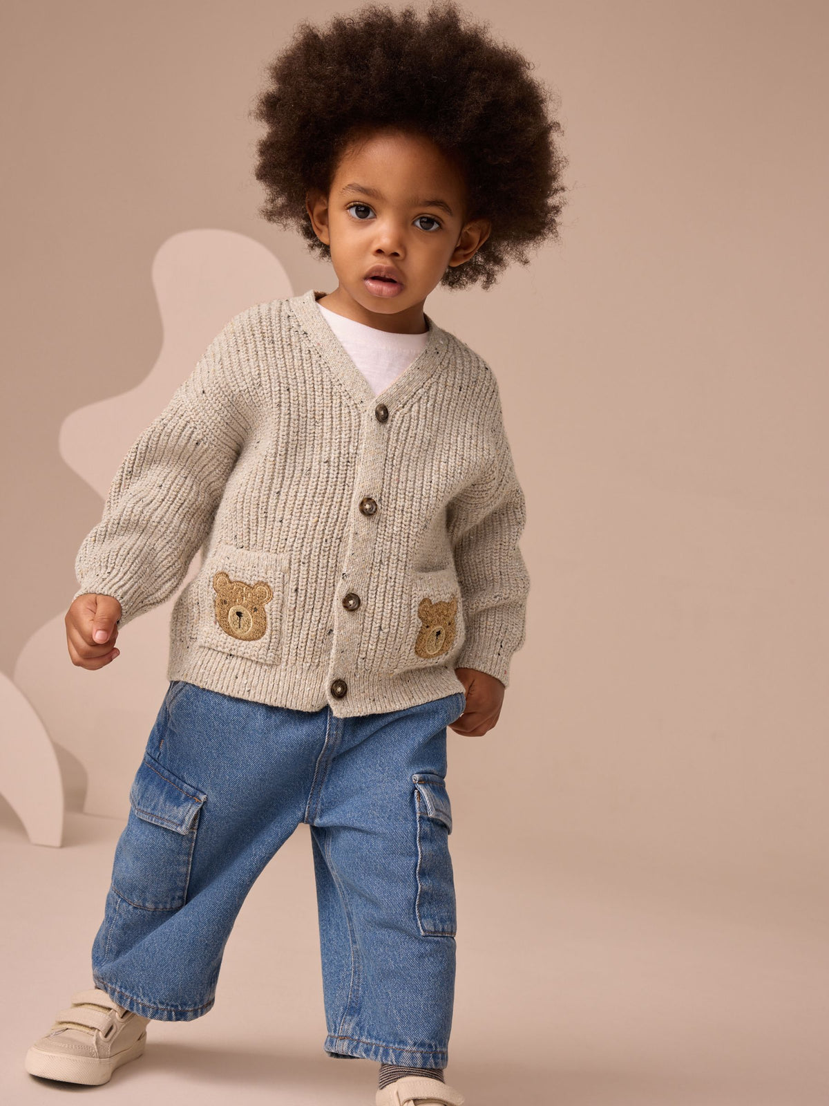 Dsiney Kidz - Neutral Bears Character Cardigan (3mths-7yrs) image 3
