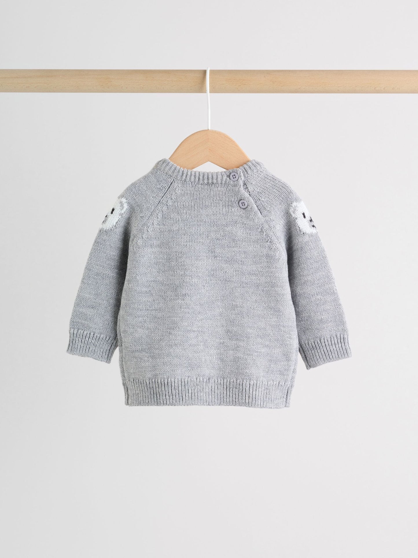 Grey Bear Knitted Top and Leggings Set (0mths-2yrs) image 4