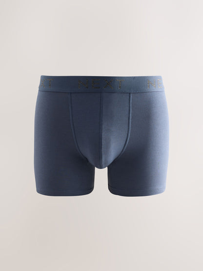 Dsiney Kidz - Blue/Grey/Black 5 Pack Cotton Rich Trunk Boxers image 5
