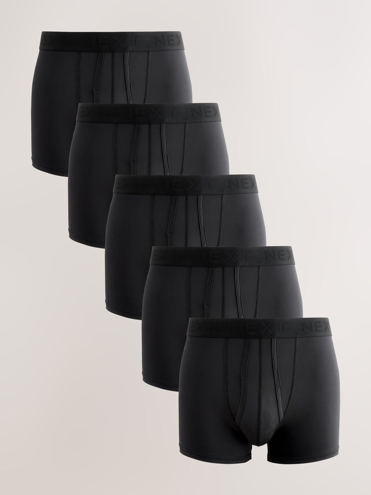 Dsiney Kidz - Black Motionflex 5 Pack A-Front Cotton Rich Boxers image 1