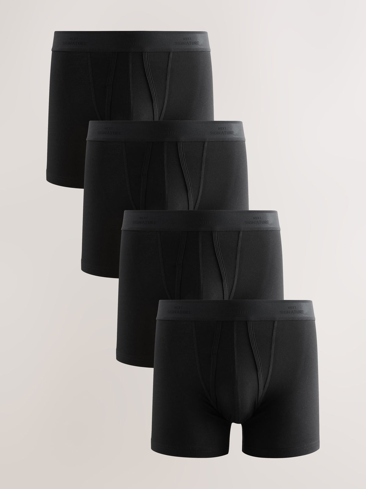 Dsiney Kidz - Black 4 pack Signature A-Front Cotton Rich Boxers image 1