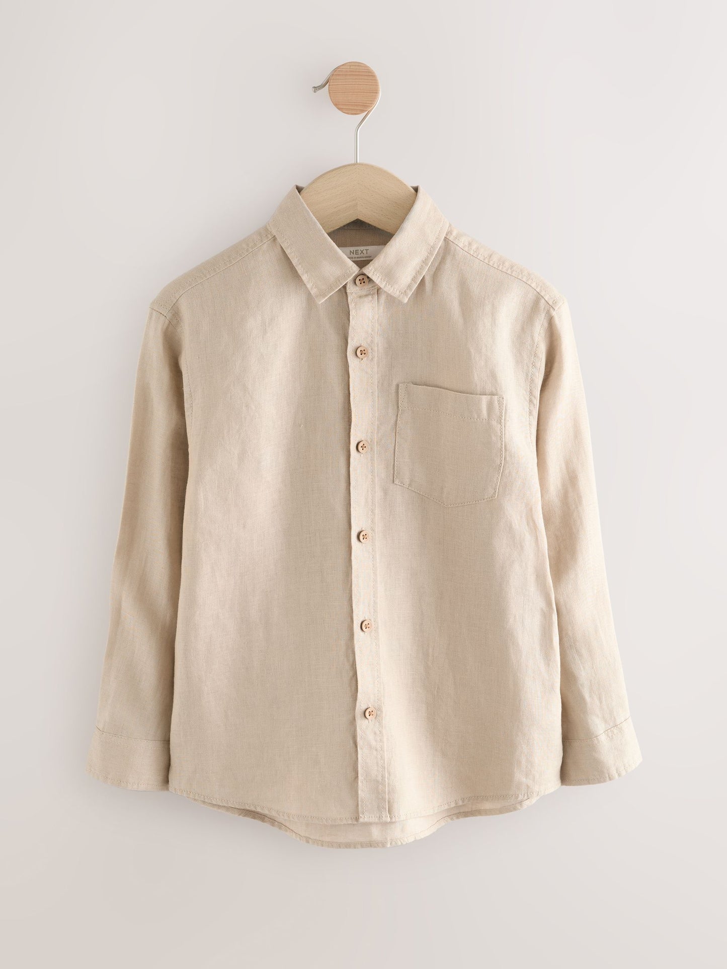 Dsiney Kidz - Neutral Long Sleeve Linen Shirt (3-16yrs) image 5
