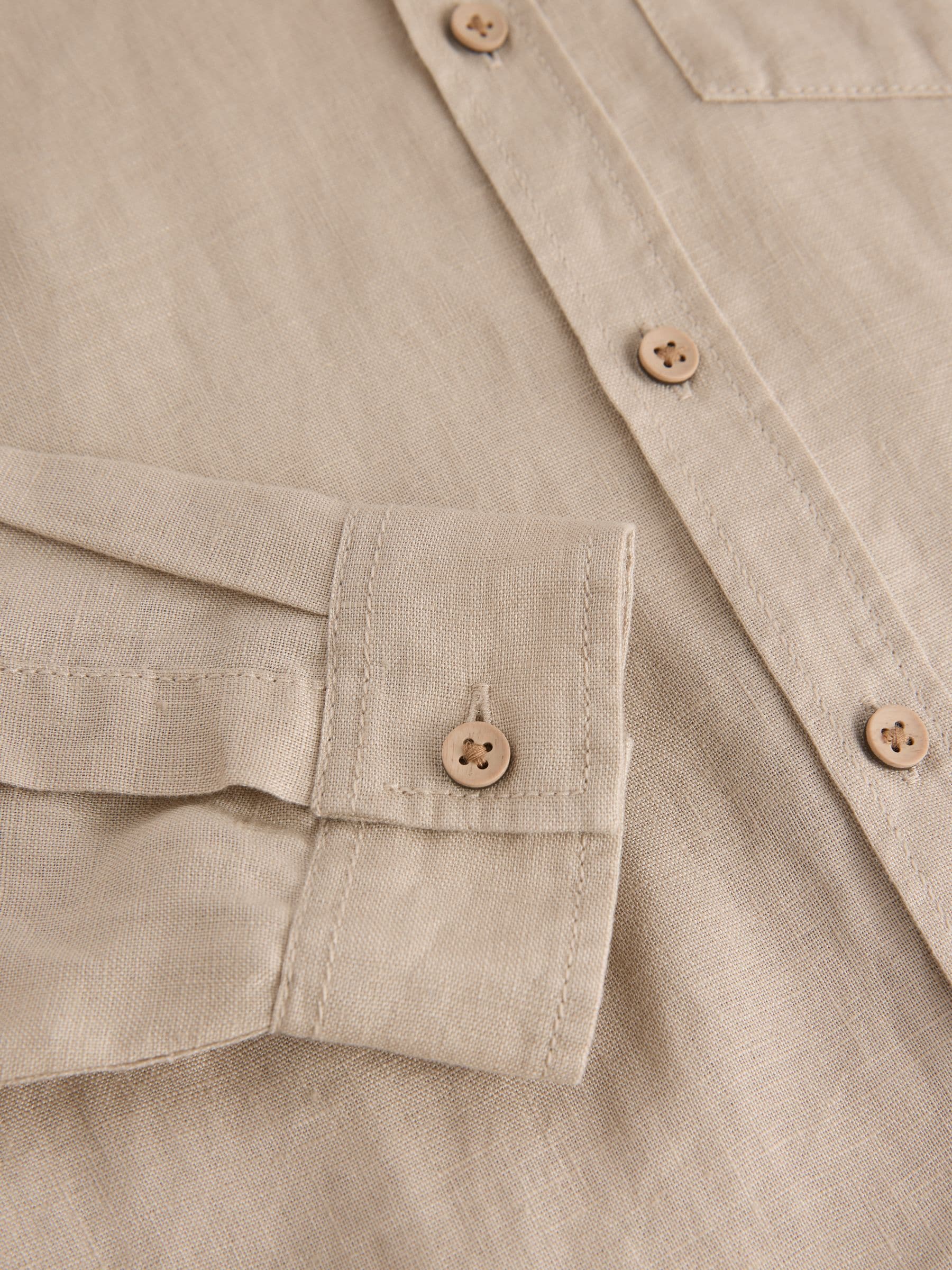 Dsiney Kidz - Neutral Long Sleeve Linen Shirt (3-16yrs) image 8