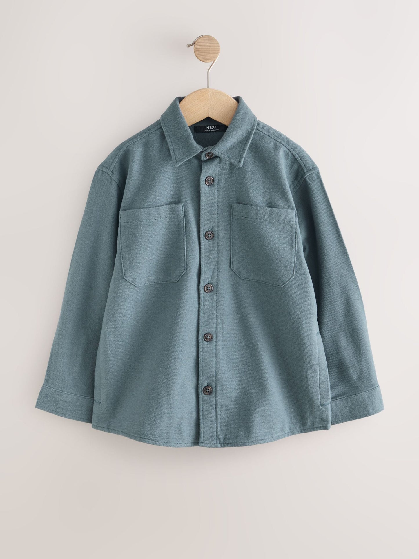 Dsiney Kidz - Petrol Blue Brushed Overshirt (3-16yrs) image 1