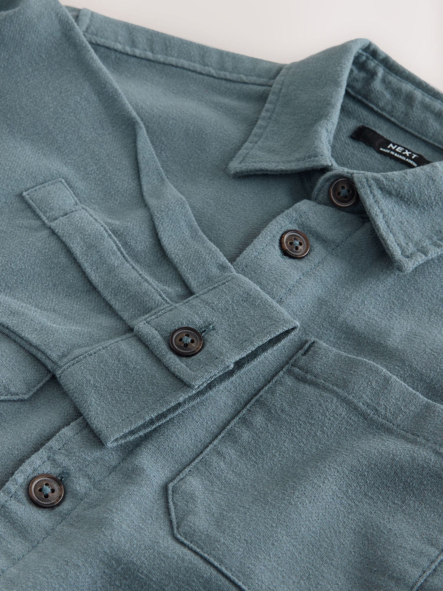 Dsiney Kidz - Petrol Blue Brushed Overshirt (3-16yrs) image 7