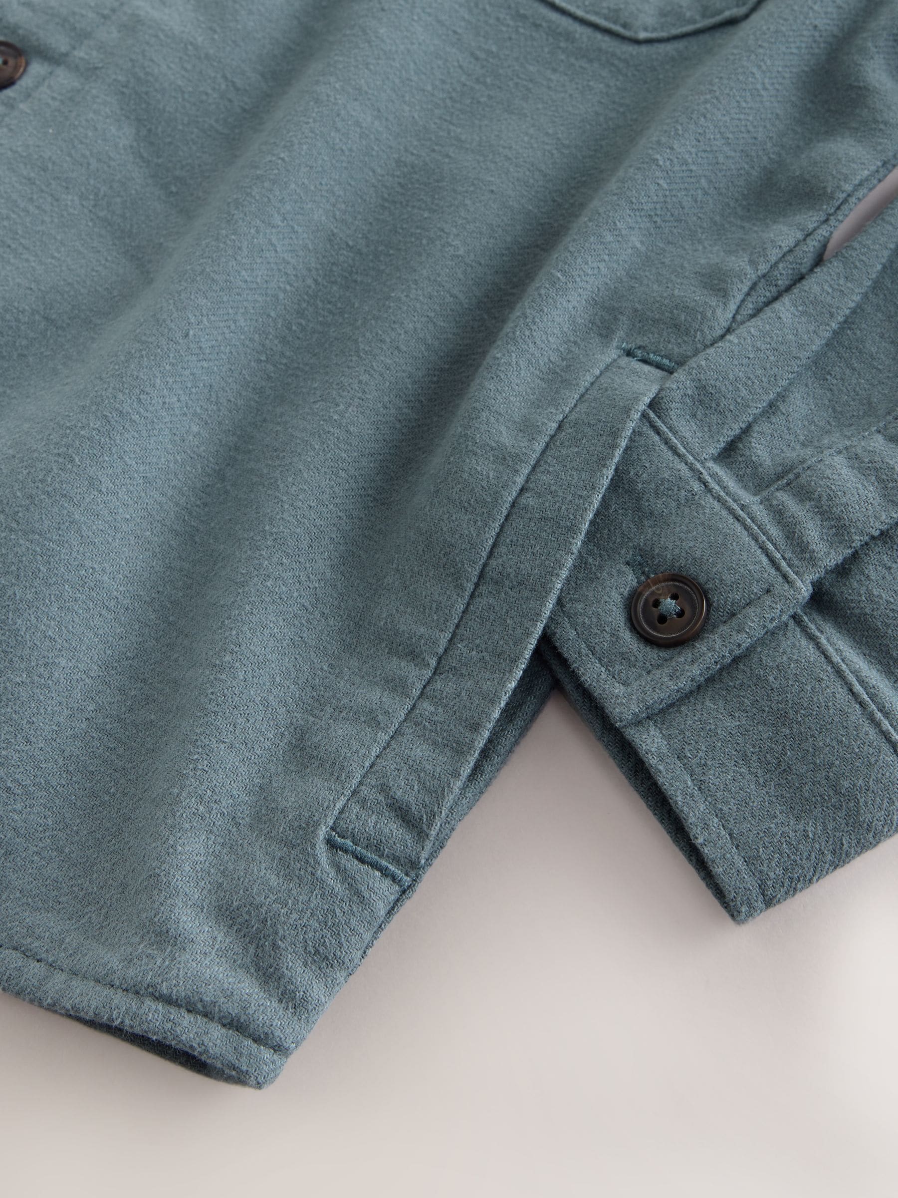 Dsiney Kidz - Petrol Blue Brushed Overshirt (3-16yrs) image 8