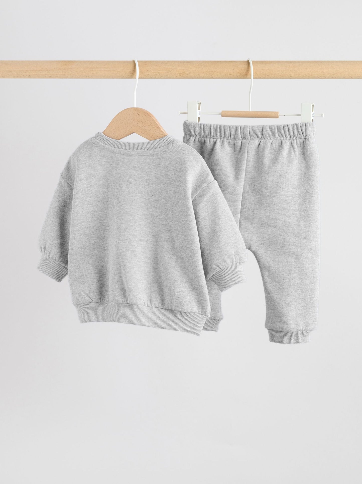 Grey Bear Baby Sweatshirt and Joggers Set (0mths-2yrs) image 2