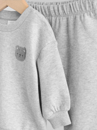 Grey Bear Baby Sweatshirt and Joggers Set (0mths-2yrs) image 7