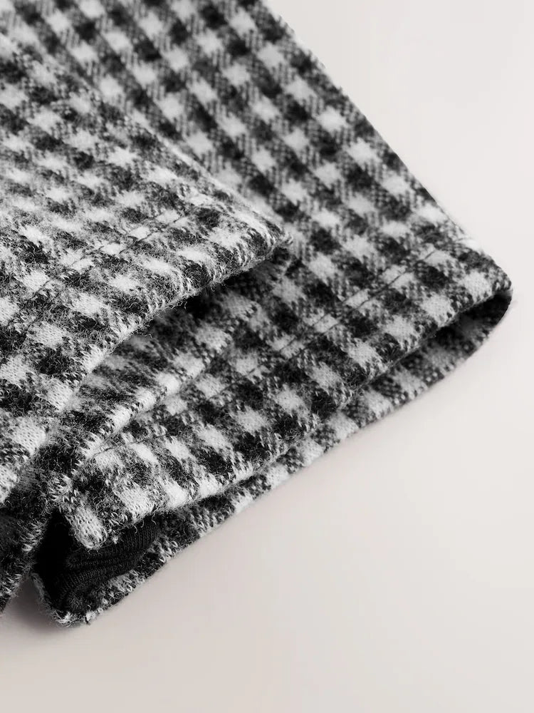 Black White Check Baby Romper (0mths-2yrs)