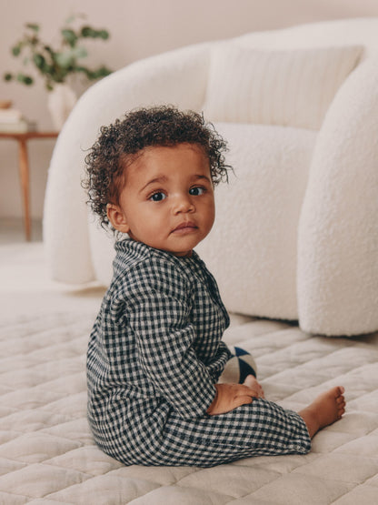 Black White Check Baby Romper (0mths-2yrs) image 5