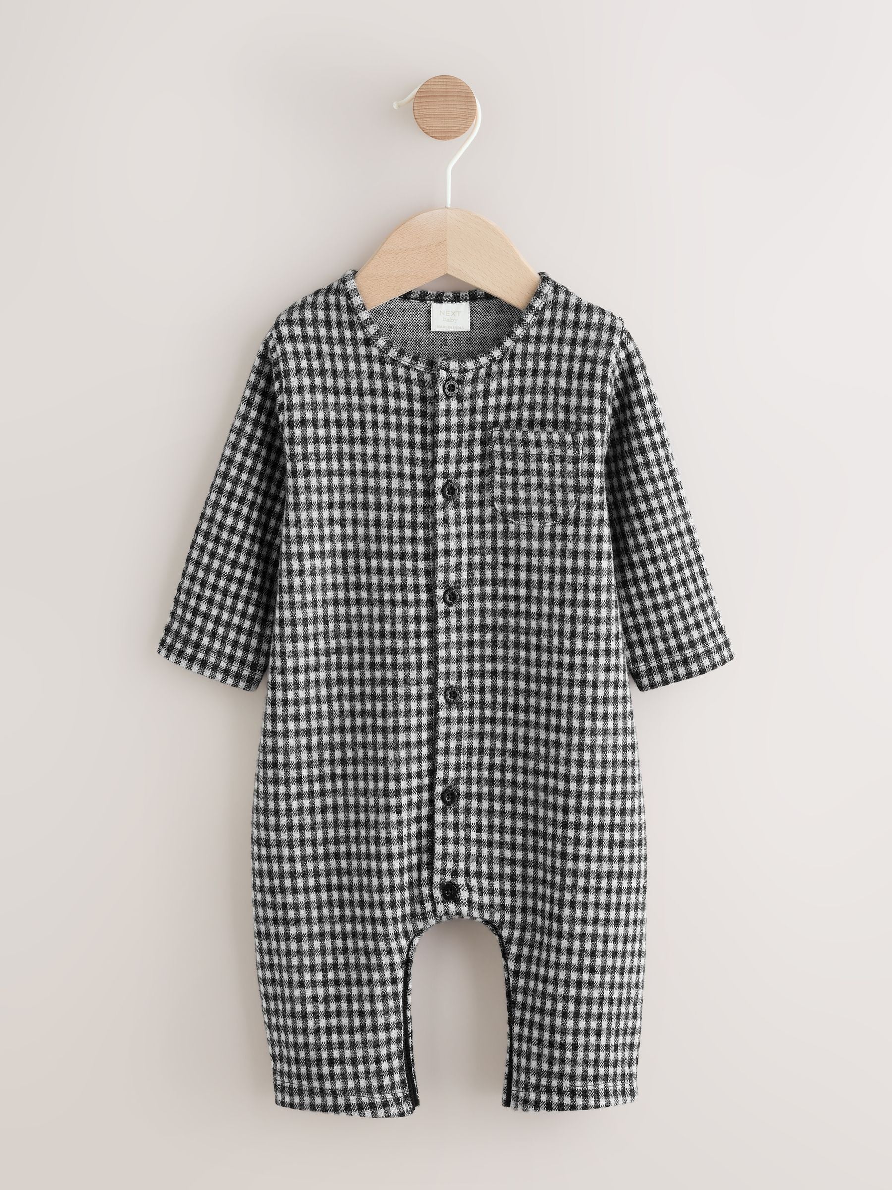 Black White Check Baby Romper (0mths-2yrs) image 6