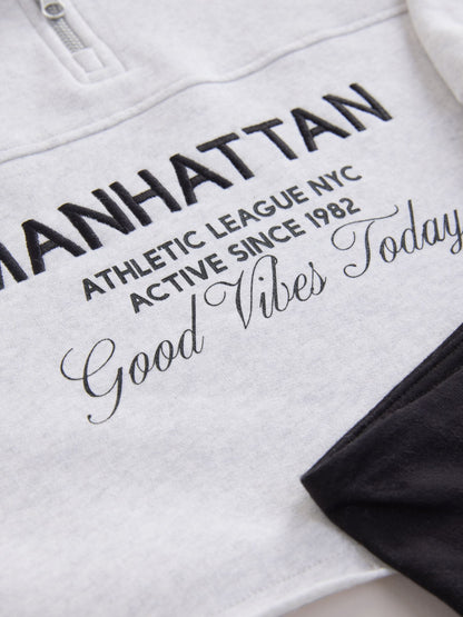 Grey Slogan Hoodie And Leggings Set (3-16yrs)