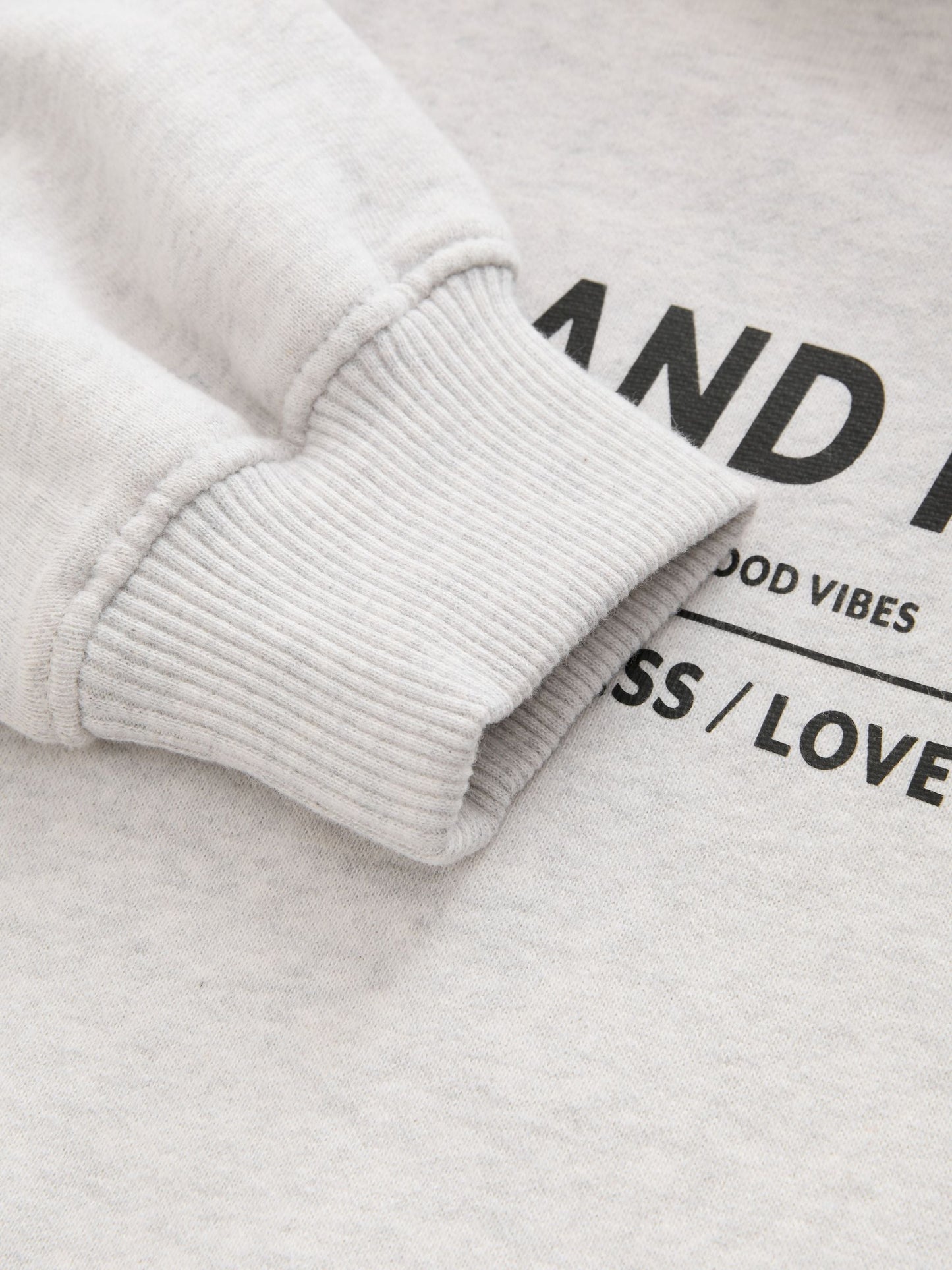 Grey/Ecru Contrast Hoodie (3-16yrs)