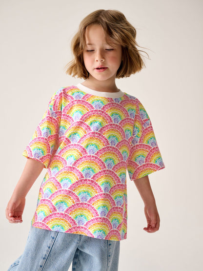 Dsiney Kidz - Little Bird by Jools Oliver Pink Short Sleeve Colourful T-Shirts 2 Pack image 3