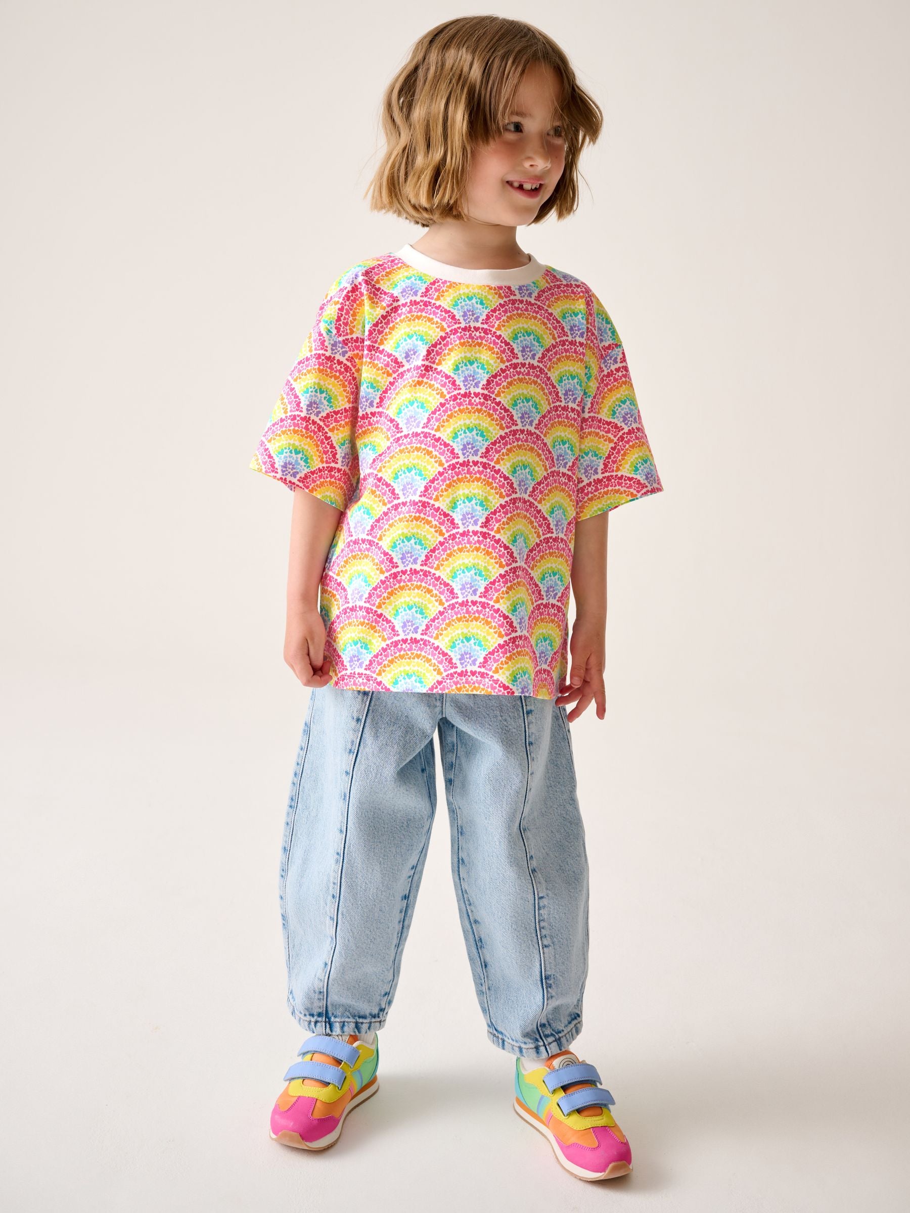 Dsiney Kidz - Little Bird by Jools Oliver Pink Short Sleeve Colourful T-Shirts 2 Pack image 4