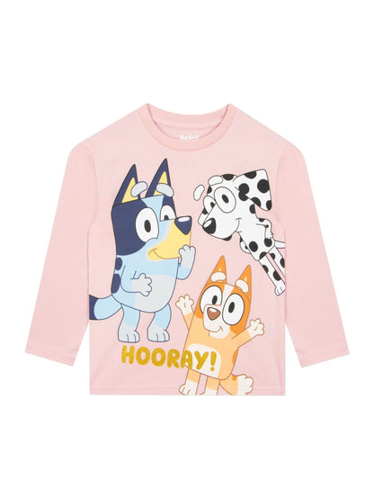 Character Pink Bluey And Bingo Long Sleeve Top And Leggings Set image 3