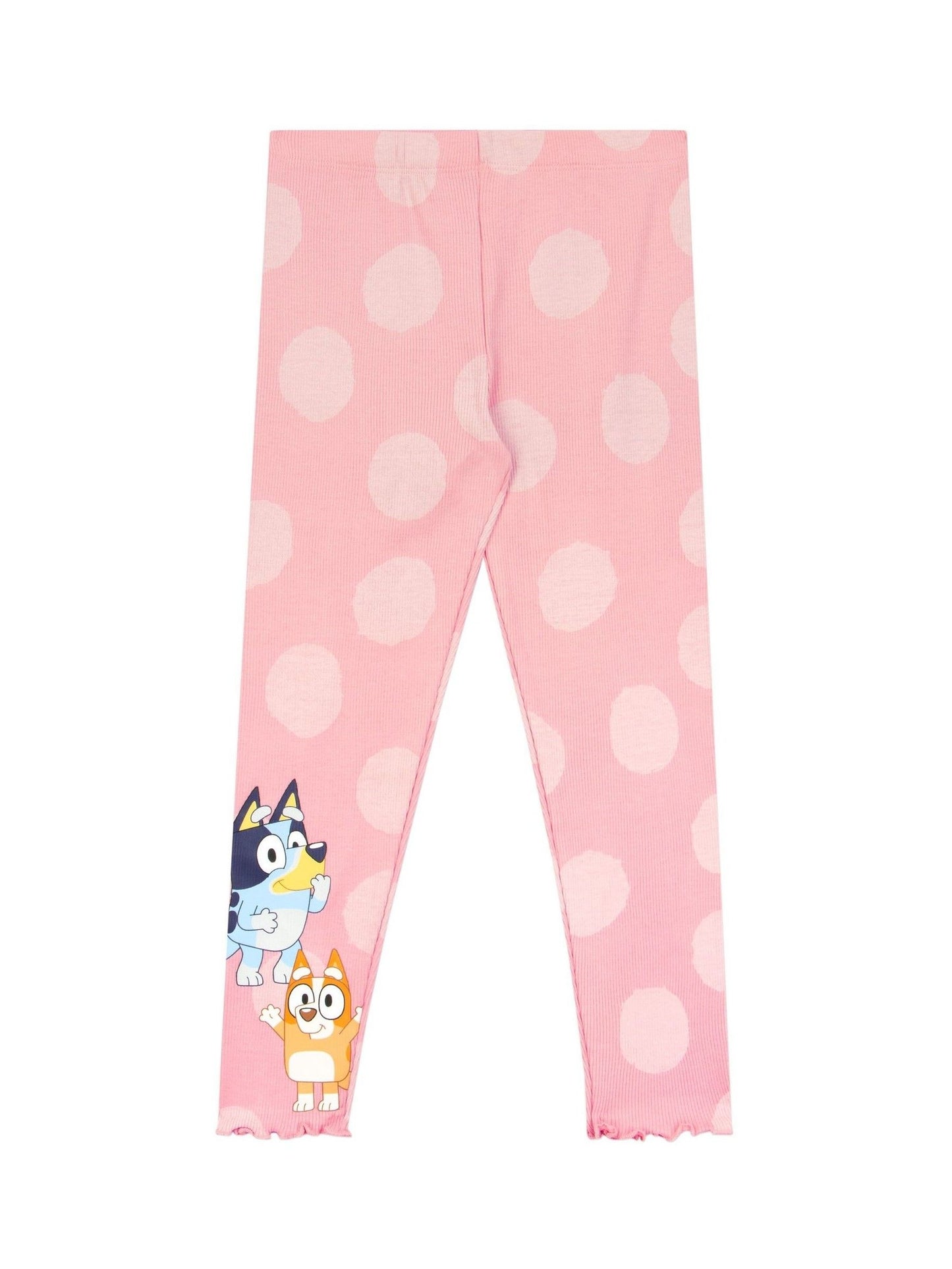 Character Pink Bluey And Bingo Long Sleeve Top And Leggings Set image 4