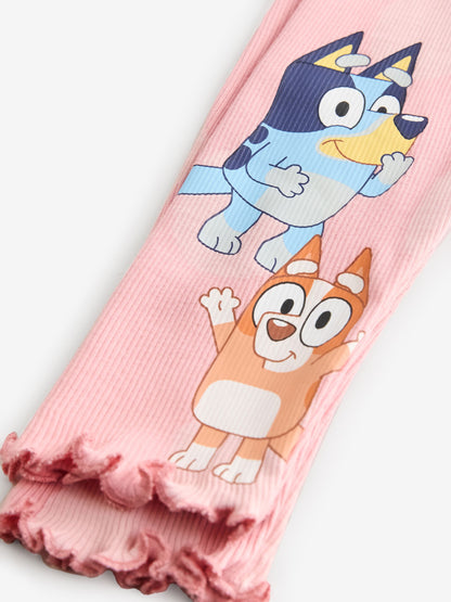 Character Pink Bluey And Bingo Long Sleeve Top And Leggings Set image 7