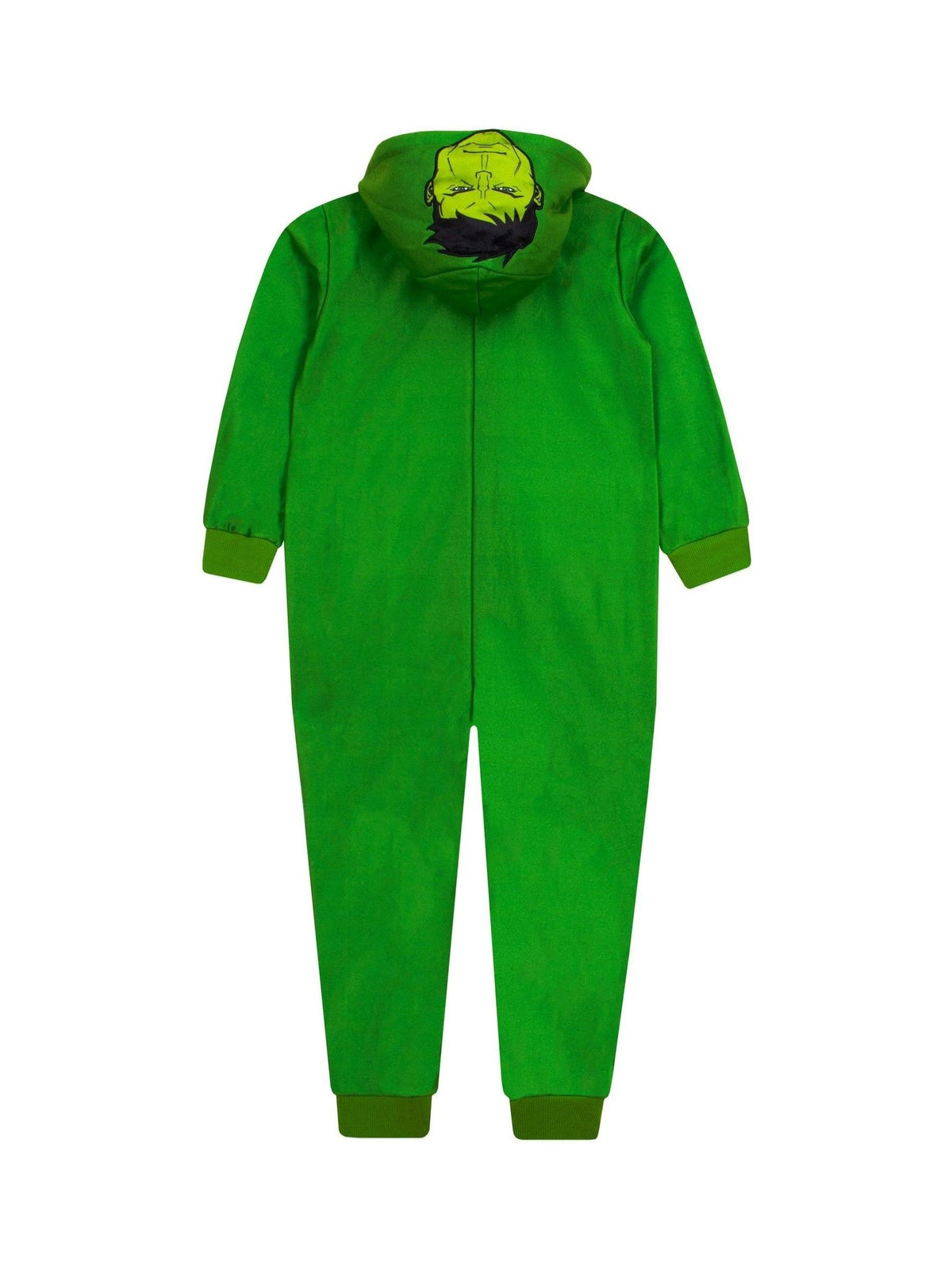Character Green Marvel The Incredible Hulk Dress Up Fleece All-In-One Pyjamas - image 9