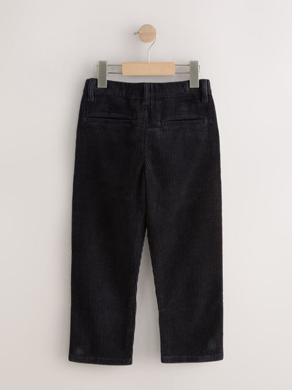 Navy Regular Fit Premium Corduroy Trousers (3-16yrs) image 2