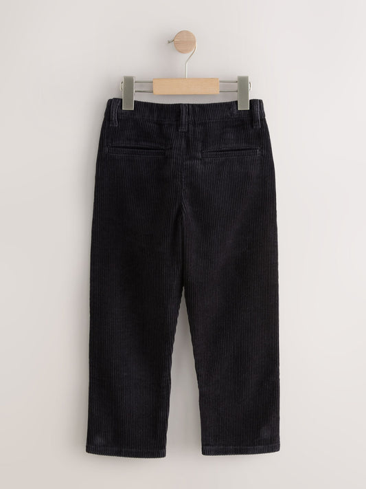 Navy Regular Fit Premium Corduroy Trousers (3-16yrs) image 2