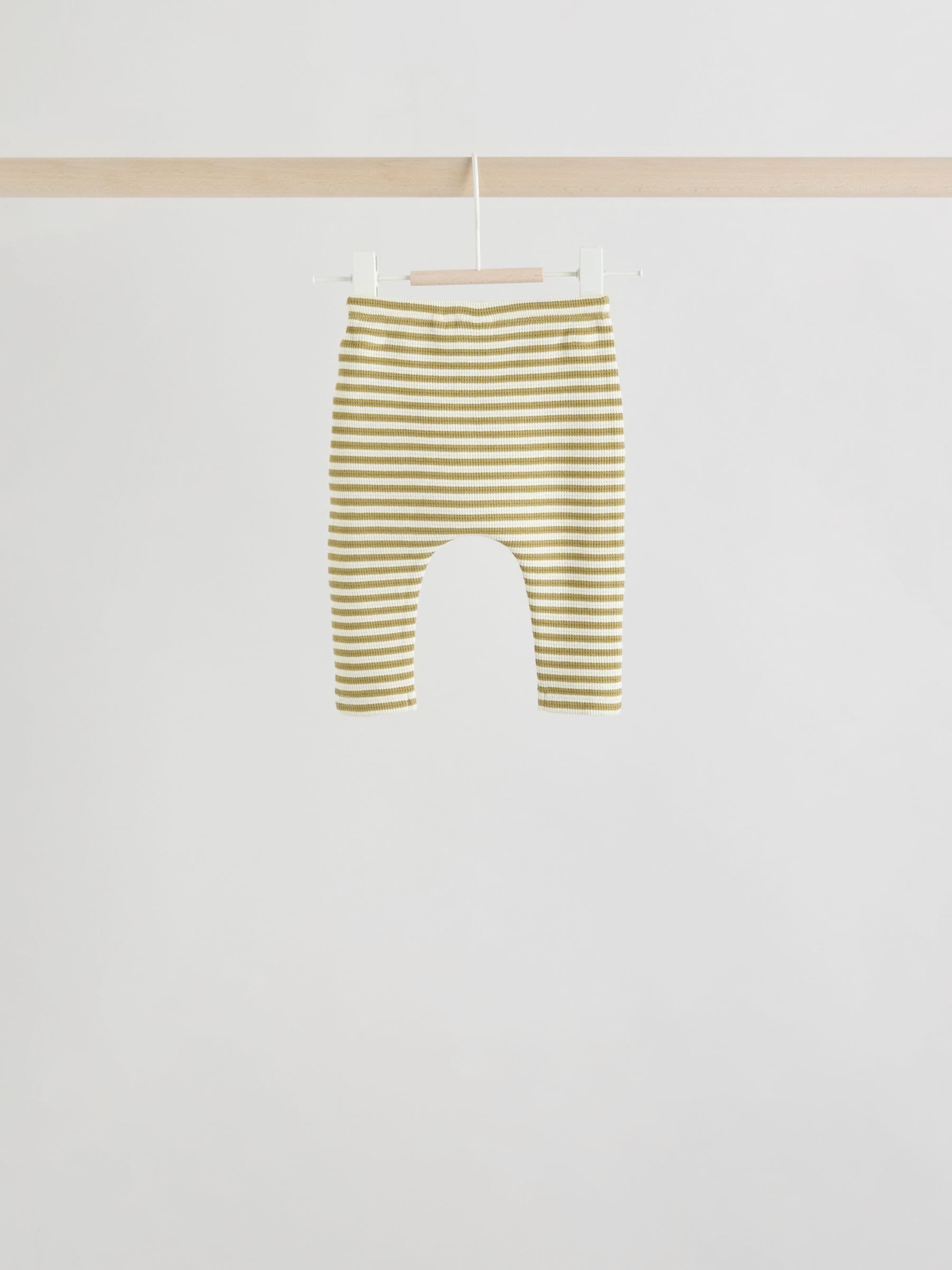 Yellow/Pink/Blue Baby Jersey Tops and Leggings Set 6 Piece (0mths-2yrs) image 3