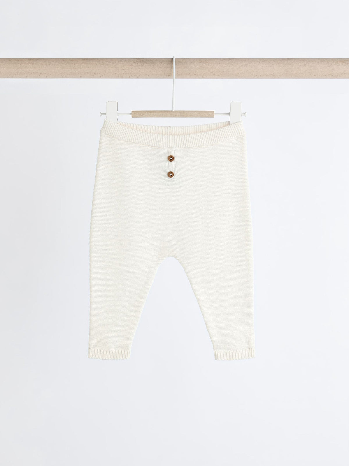 White Knitted Jumper And Trouser Baby Set (0mths-2yrs) image 7