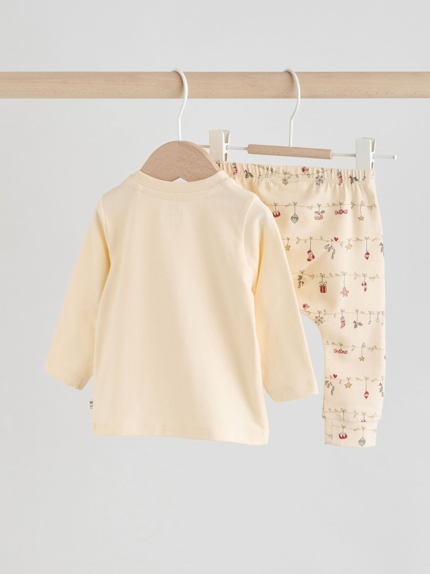 Dsiney Kidz - Cream My First Baby Christmas T-Shirt and Leggings Set (0-18mths) image 2