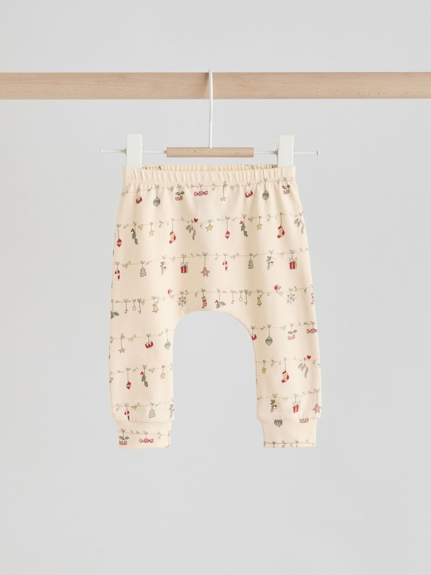 Dsiney Kidz - Cream My First Baby Christmas T-Shirt and Leggings Set (0-18mths) image 5