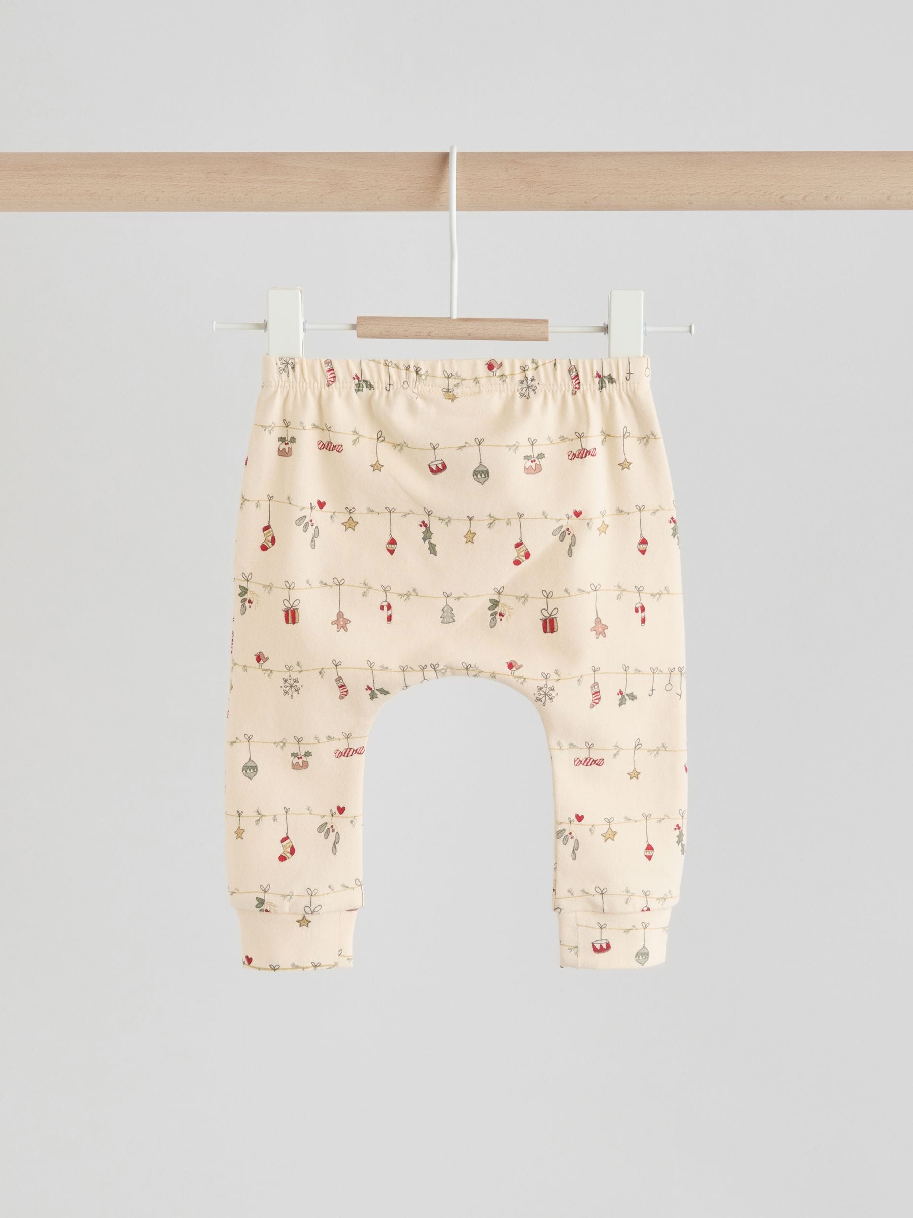 Dsiney Kidz - Cream My First Baby Christmas T-Shirt and Leggings Set (0-18mths) image 6