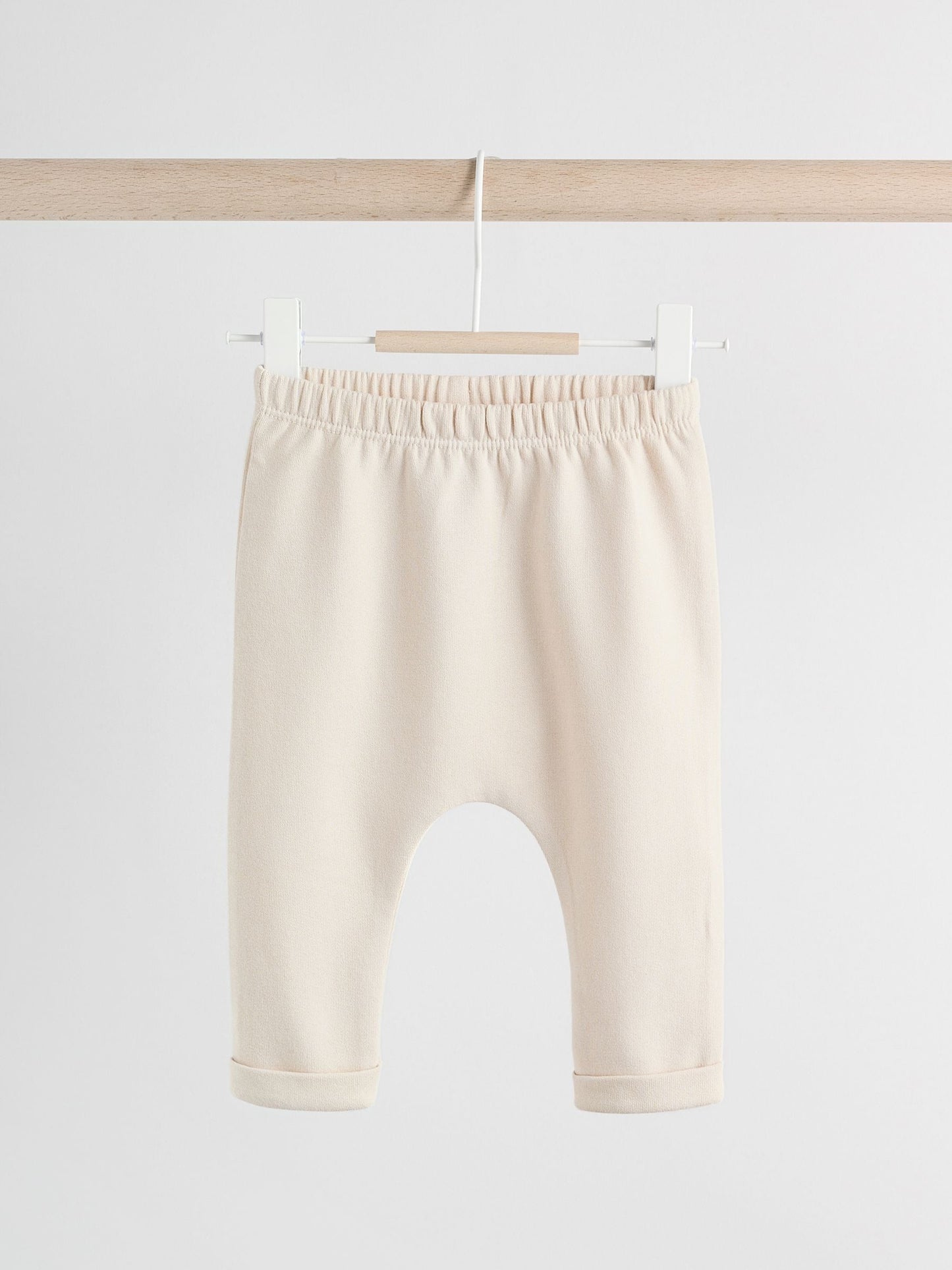 Neutral Bear Baby 100% Cotton Leggings 2 Pack (0mths-2yrs) image 3