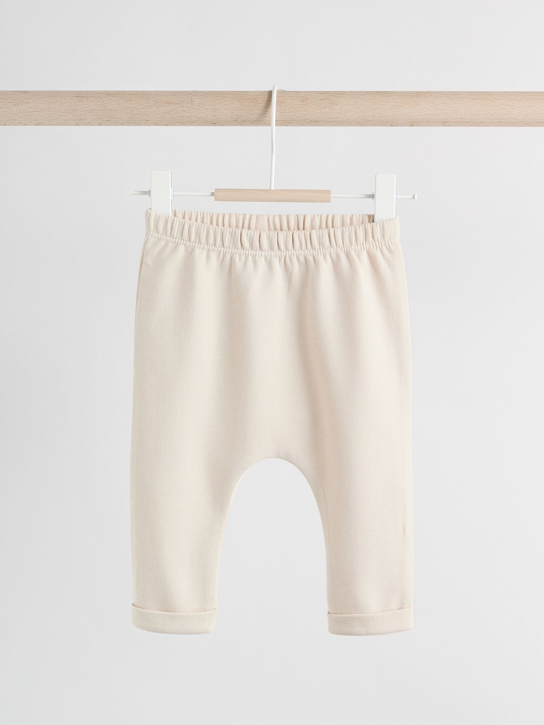 Neutral Bear Baby 100% Cotton Leggings 2 Pack (0mths-2yrs) image 3