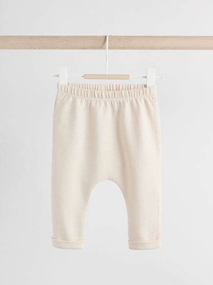 Neutral Bear Baby 100% Cotton Leggings 2 Pack (0mths-2yrs) image 3